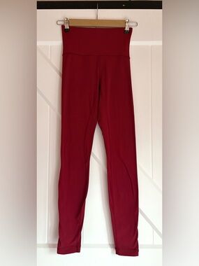 Lululemon Align HR Leggings Pomegranate 25” Size 4